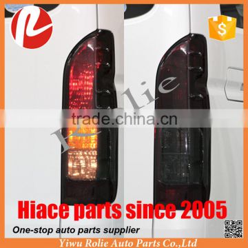 3pcs Smoked Tail lamp Covers Exterior Trim Kit for Toyota Hiace 200 4th Regiusace Gen S-GL accessories