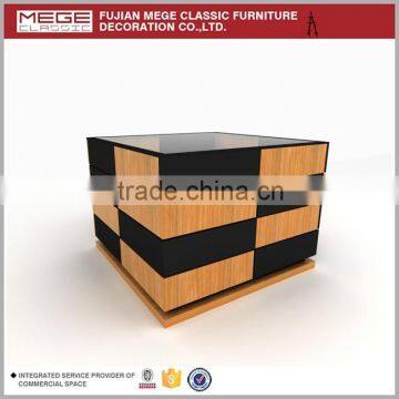 New design wood display clothes shop furniture