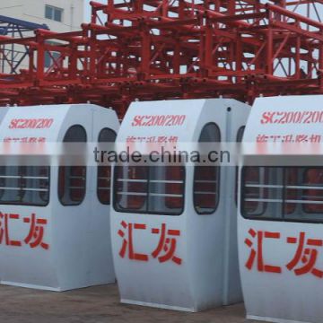 2000kg SC100/100 Double Cage construction cargo lift