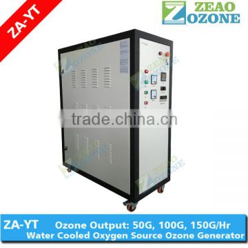 Large water treatment medium standing oxygen source ozone generator