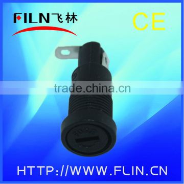 black bakelite R3-11 car audio fuse holder with plastic screw