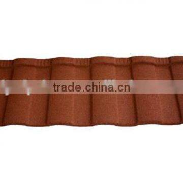 stone tile / colorful stone coated metal roofing Rainbow Tile