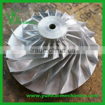 Precision stainless steel impeller, precision turbine cnc machining impeller