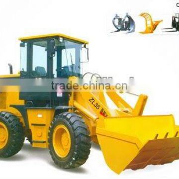 wheel loader 3.5 tons ZL35 2 years guarantee lowest price hot sale in 2014