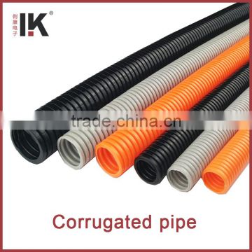 Flexible and excellent tenacity !! black large diameter PA pipe for your power lines