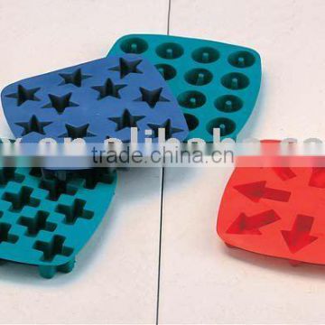 star /arrow/round/plus shape square ice tray