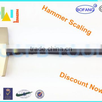 Non-sparking Aluminum Bronze Hammer Scaling With Fiber Handle,Explosion-proof Scaling Hammer,Nonsparking Hammers