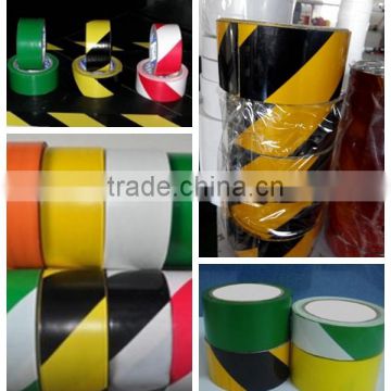 new colorful rubber based pvc floor marking tape used for floor and road warning tape