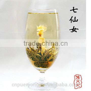 2014the Latest special nice gift blooming flower tea,moistening lung to arrest cough tea