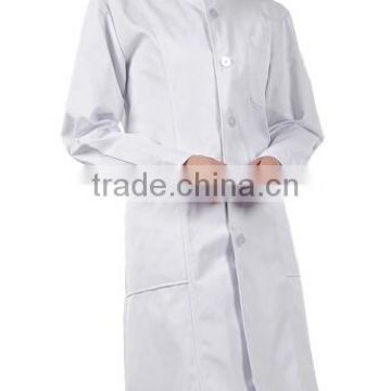 2017 high quality medical scrubs,white blue color hospital uniforms