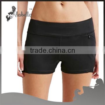 Plain sweat shorts with zipper Shorts women for wholesale