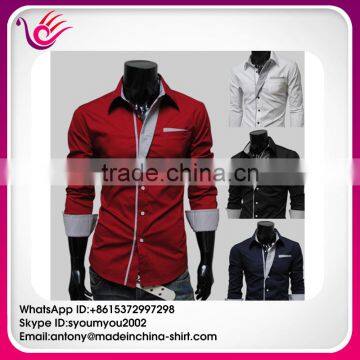Fashion products wholesale ready stock pure cotton man's shirt