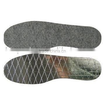 cotton top cover natural rubber cooling shoe pad