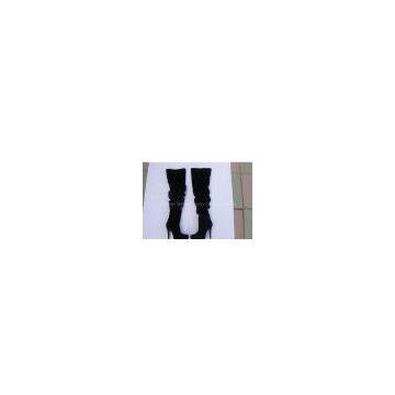 CL over knee boots in black suede