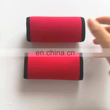 Bright color soft comfortable neoprene pad luggage handle wrap