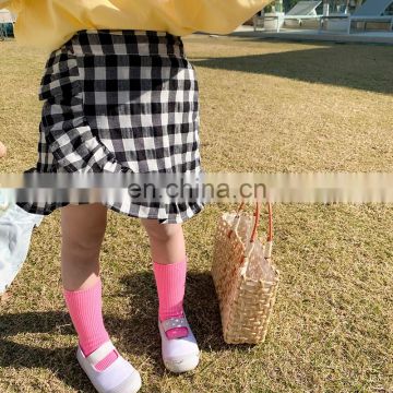 C1082 Spring new arrival kid baby girl mini korean style casual skirt