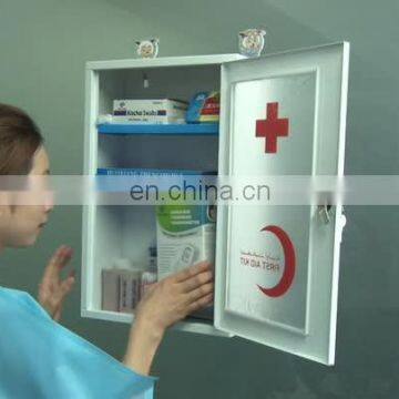 Custom Supplies Hanging Metal Workplace Eva First Aid Kit Cabinet