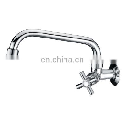 Easy Installation Single lever long spout deck mounted black kitchen faucet