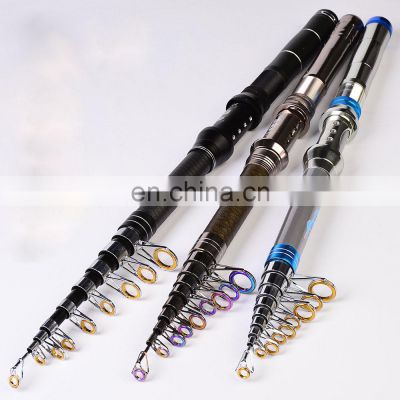 factory direct carbon fishing rod Long throwing 3 colors 1.8m-3.0m  carbon spinning fishing rod baitcast fishing rod