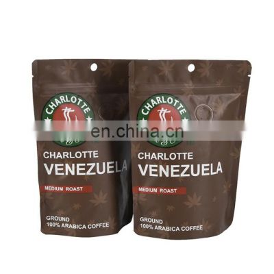 Factory direct hot sale ide Gusset 5lb Coffee Bag With Valve coffee bean packaging bags