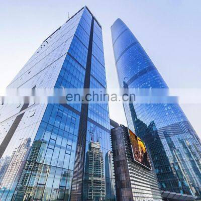 High quality wholesale price aluminum glass curtain wall