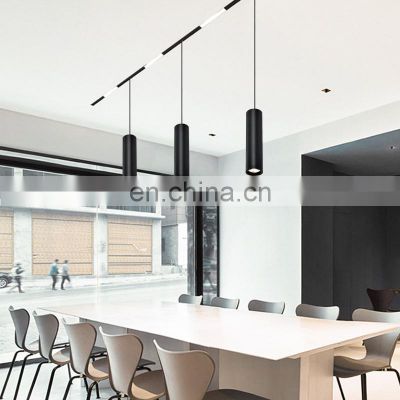 HUAYI Factory Price Modern Straight Shape Indoor Living Room 9Watt  Magnetic Rail LED Track Light