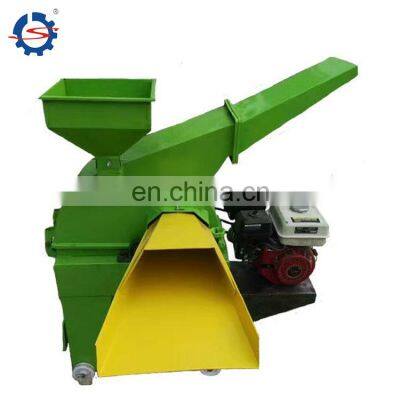 Small electric alfalfa agricultural chaff cutter/straw crusher/hay cutter machine