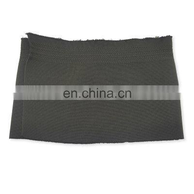 New design ribbing polyester spandex flat ribbed supplier sewing 2*2 rib knit fabric