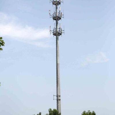 Single Tube Telecom Tower with High Quality