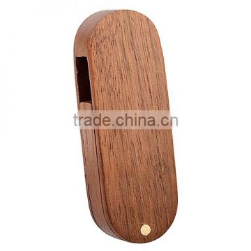 Bulk Swivel Bamboo wood usb flash drive with engraving logo