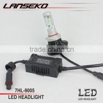 Hot sale!! high powerful 4000lm car accessories 7hl led headlight DC12v car led phi 9005 headlight