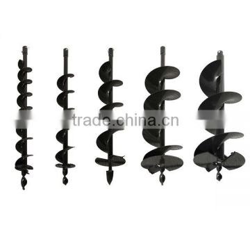 Earth auger drill bits
