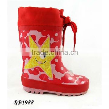Children cute rain boots