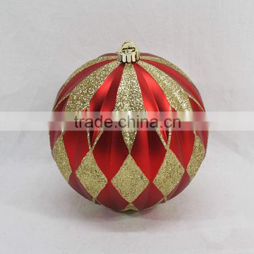 2016 easter handcrafts crafts christmas decoration supplies red gold glitter painting plastic ornamnets ball