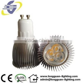 GU10 230V 3X2W LED spotlight 6W LED lamp normal size