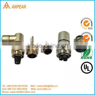 Good Service Rugged Metal Shielded Car Cable Connectors