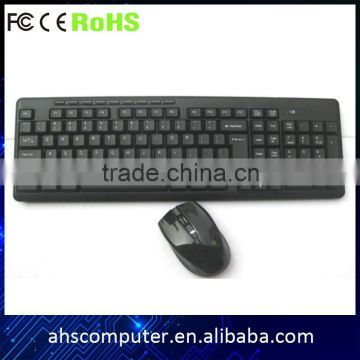 Hign efficiency easy operating guangzhou factory wireless keyboard and mouse