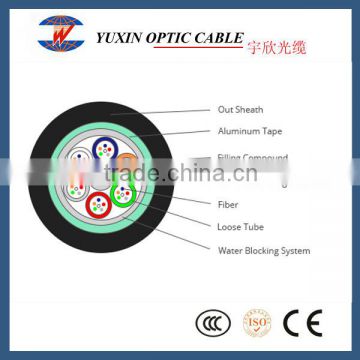 Steel Wire Central Strength Member Duct Outdoor Fiber Optic Cable (GYTA)