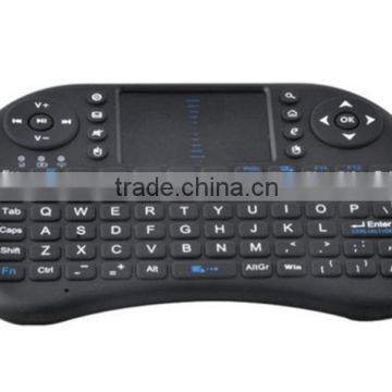Wireless Type and tablet pc, smartphone Application Wireless Keyboard and mouse combo with Touchpad for PC TV Box