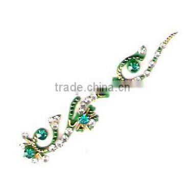 Best Quality Simple Designing with Rhinestone Girls face Tikka Bindi Sticker