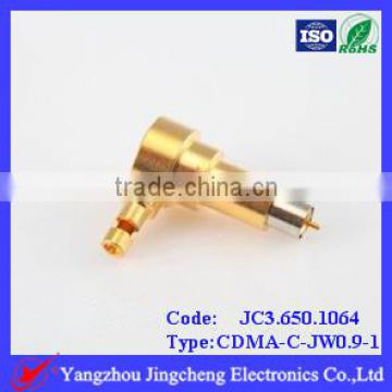 CDMA connector male 90 degree for 0.4D mobile phone