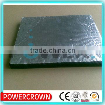 high quality low density sponge rubber sheet with aluminum foil made in china
