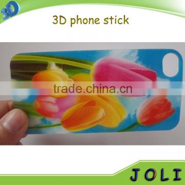promotional CMYK printing 3d lenticular mobile phone sticker