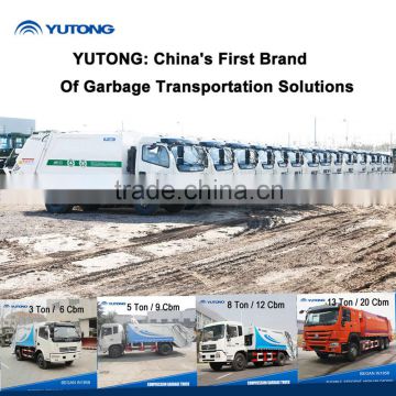 Efficient 9 Cbm Dustbin volume Garbage Collection Vehicle