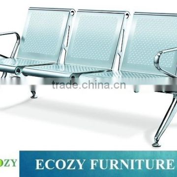 Waiting room chair modern stainless steel chair