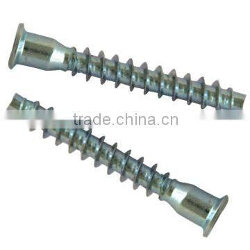 Flat Head hex socket furniture screw Confirmat Screw