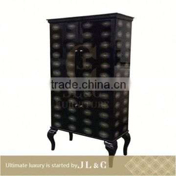 2014 New postmodern decoration black 4 drawer office filling cabinet JH73-06 from JL&C Furniture