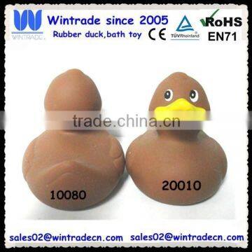 Rubber brown duck weighted for race event