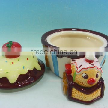 ceramic pudding candy pot