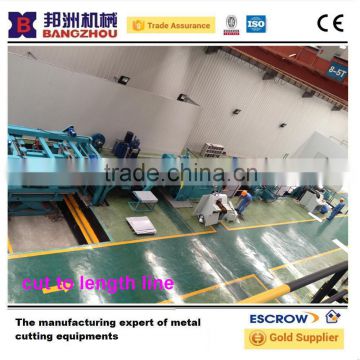 Metal Steel Coil Cut To Length Line Machinery